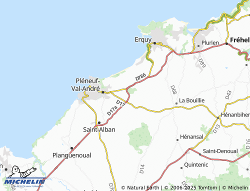 Carte MICHELIN Saint-Rieul - ViaMichelin