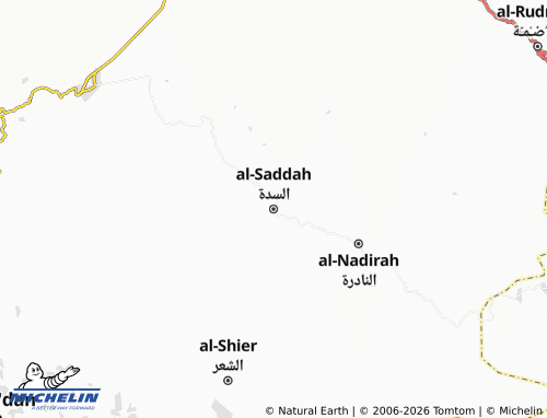 MICHELIN As Saddah map - ViaMichelin