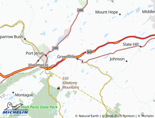 MICHELIN Greenville map - ViaMichelin