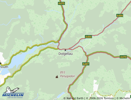 Mappa MICHELIN Dolgellau - ViaMichelin