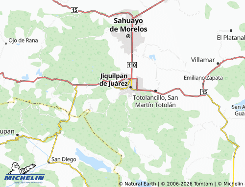 Mapa MICHELIN Lázaro Cárdenas - ViaMichelin