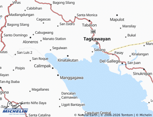 MICHELIN Candalapdap map - ViaMichelin