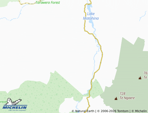Mapa MICHELIN Matahina Forest - ViaMichelin