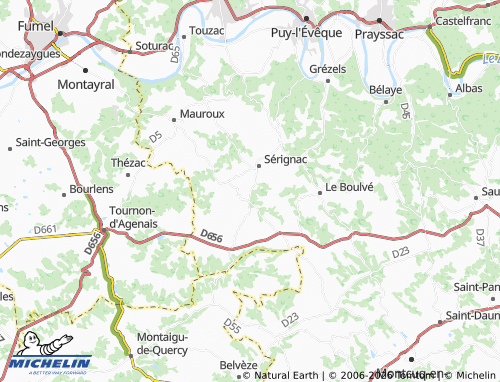 MICHELIN Laroque map - ViaMichelin