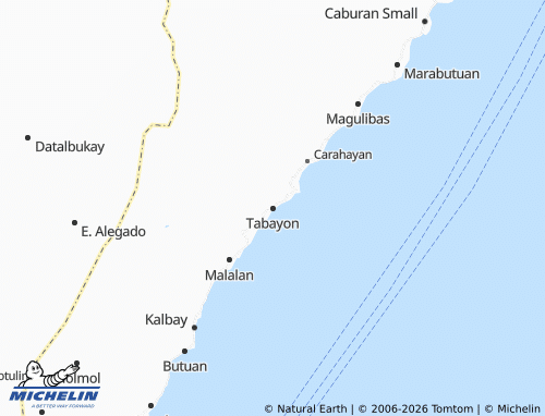 MICHELIN Tabayon map - ViaMichelin