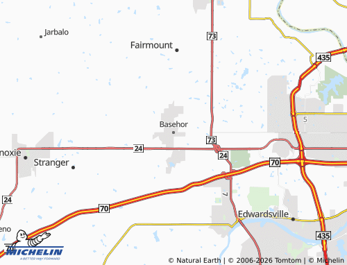 Mapa MICHELIN Basehor - ViaMichelin