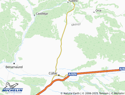 MICHELIN El Margen map - ViaMichelin