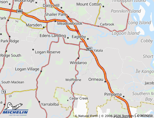 Mappa MICHELIN Bahrs Scrub - ViaMichelin