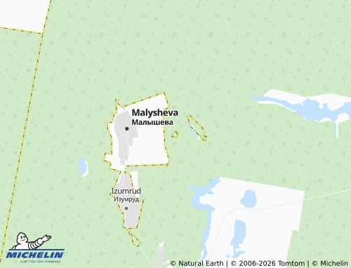 MICHELIN-Landkarte Chapayeva - ViaMichelin