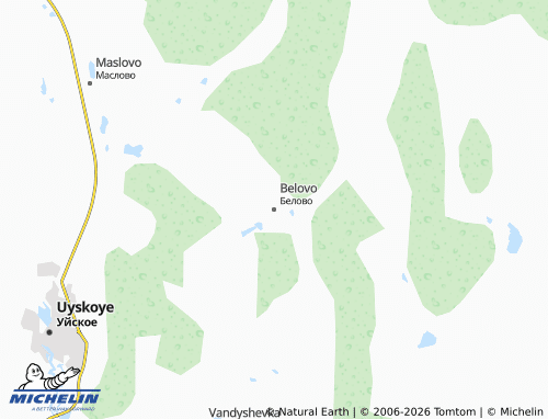 MICHELIN-Landkarte Belovo - ViaMichelin