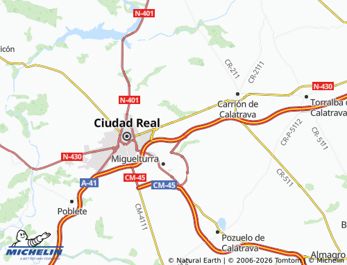 MICHELIN La Cantorrera map - ViaMichelin