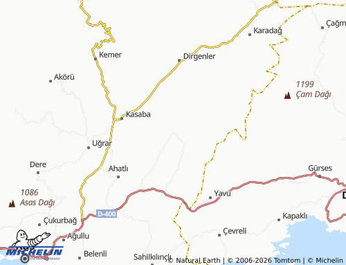 MICHELIN Belkonak map - ViaMichelin