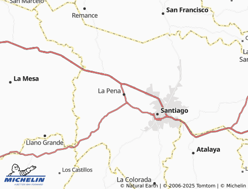MICHELIN La Pena map - ViaMichelin