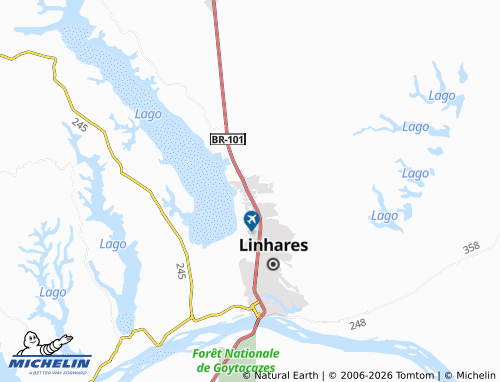 MICHELIN Canivete map - ViaMichelin