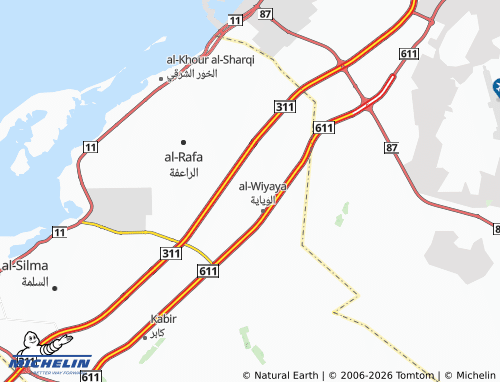 MICHELIN Al Rawaidah map - ViaMichelin