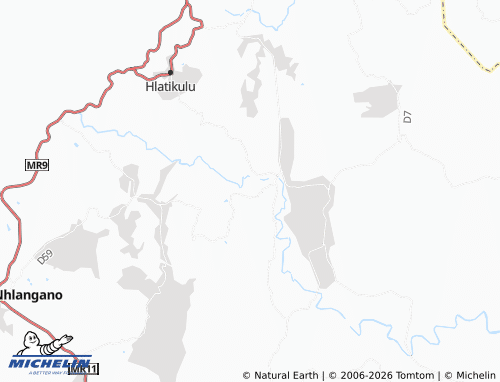 MICHELIN Nhletseni map - ViaMichelin
