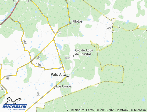 Mappa MICHELIN Ojo de Agua de Crucitas - ViaMichelin