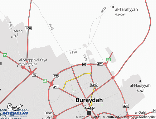 MICHELIN-Landkarte al-'Izdihar - ViaMichelin
