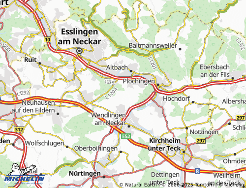 MICHELIN-Landkarte Erlenhöfe - ViaMichelin