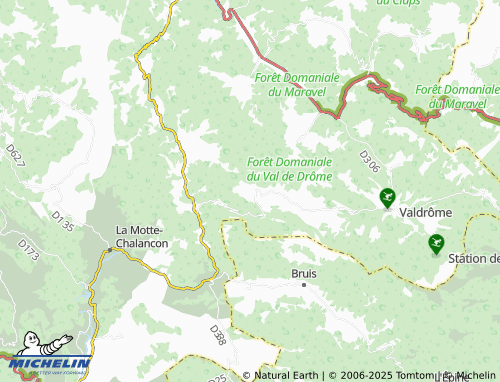 Kaart MICHELIN Saint-Dizier-en-Diois - ViaMichelin