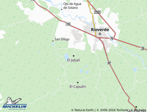 Mapa MICHELIN El Jabalí - ViaMichelin