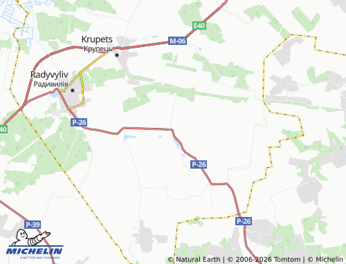 Mappa MICHELIN Basharivka - ViaMichelin