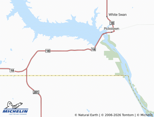 Mappa MICHELIN Southeast Gregory - ViaMichelin