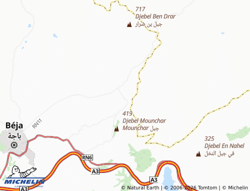 Mappa MICHELIN Qasr Mizwar - ViaMichelin