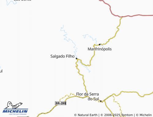 MICHELIN Salgado Filho map - ViaMichelin