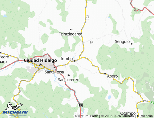 Mappa MICHELIN Pedro Cuini - ViaMichelin