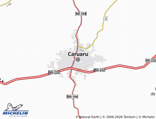 MICHELIN Caruaru map - ViaMichelin