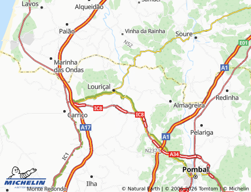 Mapa MICHELIN Casais d'Além - ViaMichelin