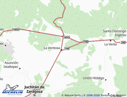 Kaart MICHELIN Serapia López Nelio - ViaMichelin