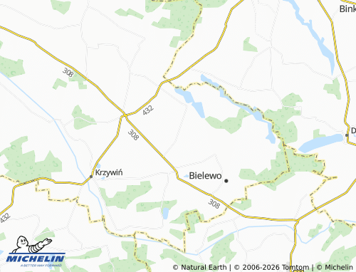 MICHELIN Zbęchy-Pole map - ViaMichelin