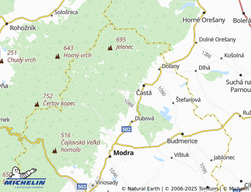 MICHELIN Píla map - ViaMichelin