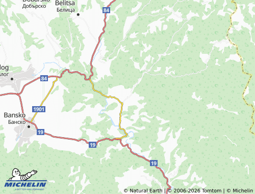 Mapa MICHELIN Eleshnitsa - ViaMichelin