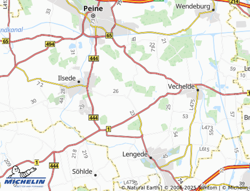 Kaart MICHELIN Münstedt - ViaMichelin