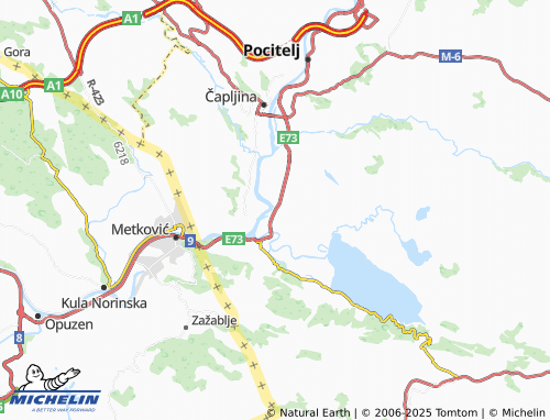 MICHELIN Višići map - ViaMichelin
