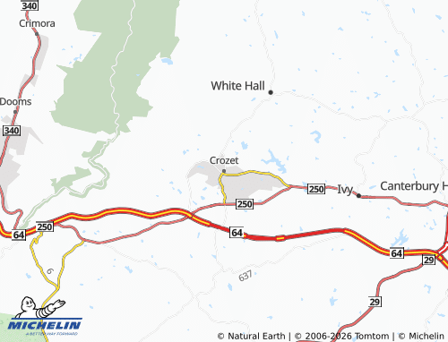 Carte MICHELIN Crozet - ViaMichelin