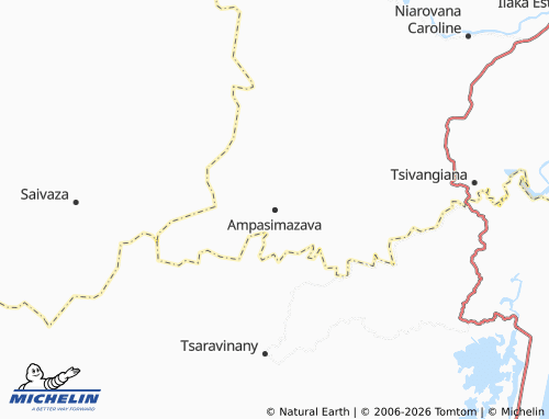 Mappa MICHELIN Ampasimazava - ViaMichelin