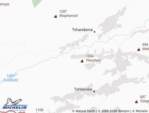 MICHELIN-Landkarte Muhotoni - ViaMichelin