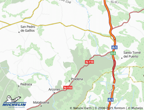 MICHELIN-Landkarte Las Casas Altas - ViaMichelin