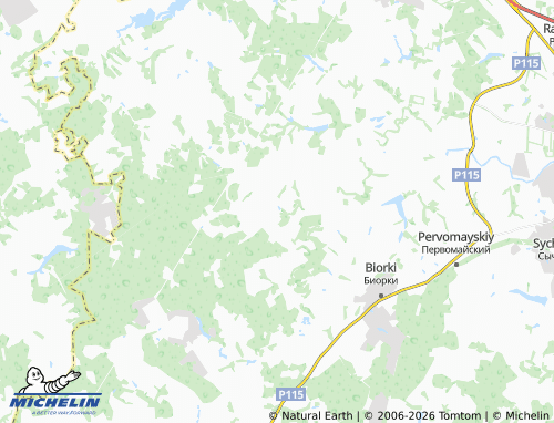 Carte MICHELIN Pavleyevo - ViaMichelin
