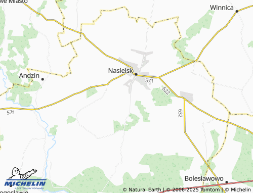 MICHELIN Siennica map - ViaMichelin