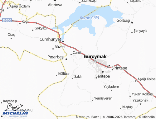 Mappa MICHELIN Yamaçköy - ViaMichelin