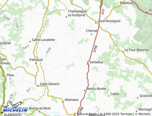 MICHELIN Saint-Martial-Viveyrol map - ViaMichelin