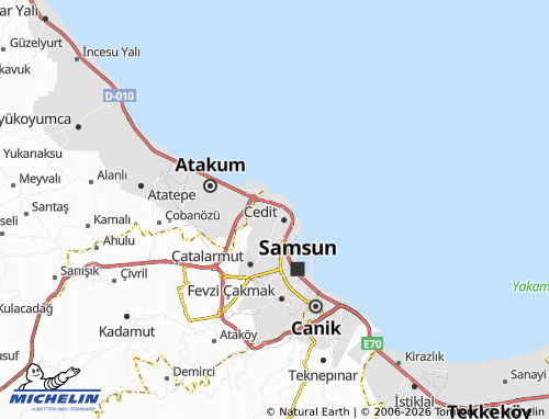 MICHELIN Baruthane map - ViaMichelin