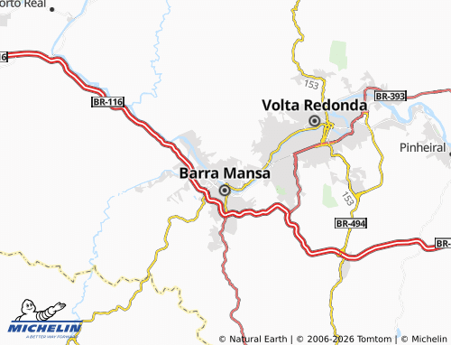 Mapa MICHELIN Santa Rosa - ViaMichelin