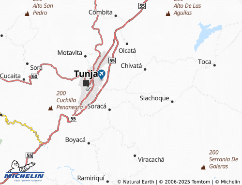 MICHELIN Puente Hamaca map - ViaMichelin