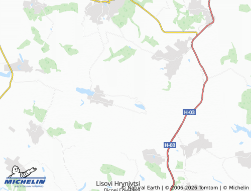 MICHELIN Veremiivka map - ViaMichelin
